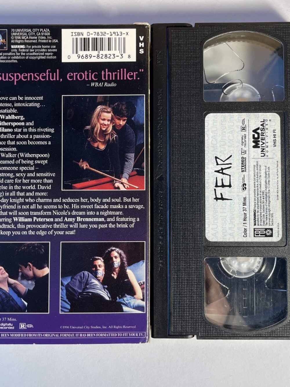 The Perfect Storm VHS FEAR George Clooney Mark Wahlberg Alicia Silverstone - Picture 5 of 5